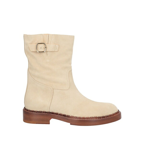 【送料無料】 サントーニ レディース ブーツ シューズ Ankle boots Beige|asty