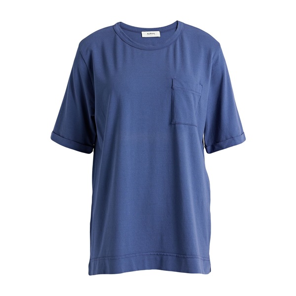 【送料無料】 アルファス テューディオ レディース Tシャツ トップス T-shirts Blue