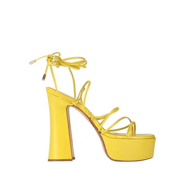 【送料無料】 エヌキューブ レディース サンダル シューズ Sandals Yellow