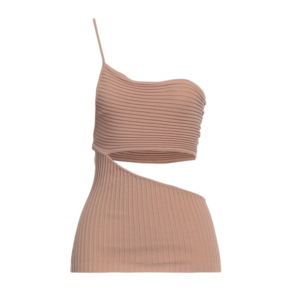 【送料無料】 アンドレダモ レディース Tシャツ トップス Tops Beige｜asty