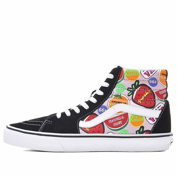 Vans バンズ メンズ スニーカー 【Vans SK8-HI BlackWhite Strawberry Multi-Color VN0A32QG4UC】 サイズ US_5(23.0cm)｜asty