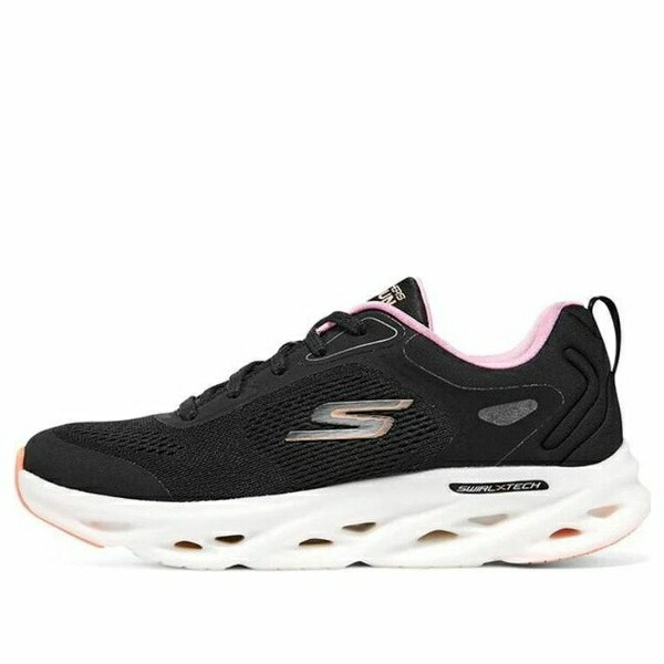 Skechers スケッチャーズ レディース スニーカー black 【(WMNS) Skechers GO RUN Swirl Tech \u0027Black White Pink\u0027 129496-BKPK】  大きさ US_9(26.0糎)