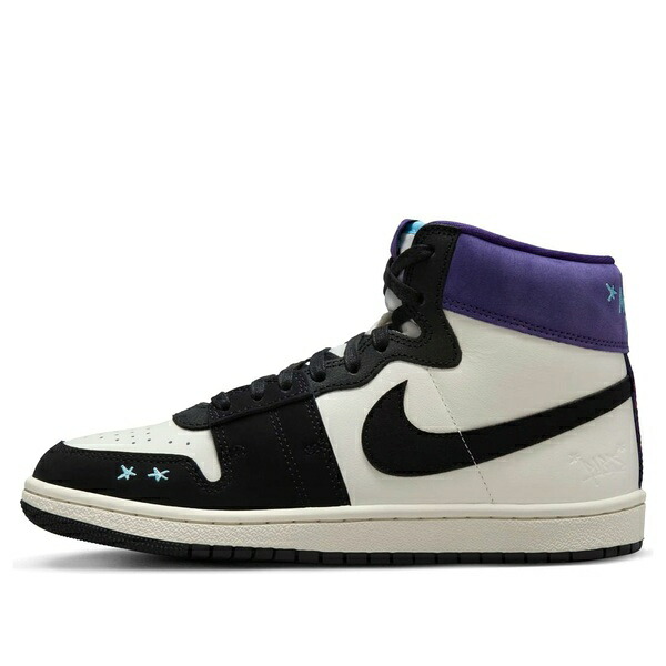 Air Jordan ジョーダン レディース スニーカー Sail/Blue Chill/Black/Court Purple 【(WMNS) Air Jordan x Opium Air Ship SP \u0027Black Court Purple\u0027 FQ8281-100】  大きさ US_9(26.0糎)