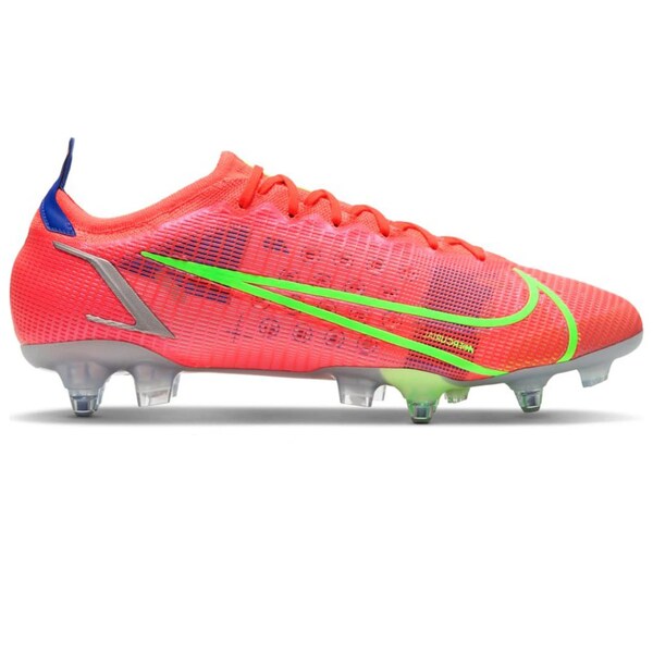 Nike ナイキ メンズ スニーカー  【Nike Mercurial Vapor 14 Elite SG Bright Crimson Indigo Burst】  大きさ US_7(25.0糎) Bright Crimson/Indigo Burst/White/Metallic Silver