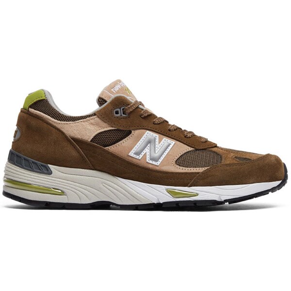 New Balance ニューバランス メンズ スニーカー  【New Balance 991 MiUK Brown Tan Green】  サイズ US_7.5(25.5cm) Brown/Tan
