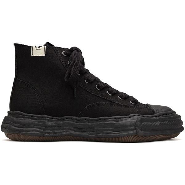 Maison Mihara Yasuhiro ミハラヤスヒロ メンズ スニーカー  【Maison Mihara Yasuhiro Peterson 23 OG Sole Canvas High Triple Black】  サイズ US_M_4 Black/Black