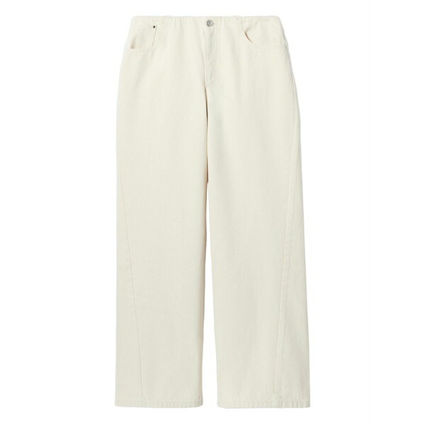 クローディピエルロ レディース デニムパンツ ボトムス Straight-leg trousers Neutrals｜asty