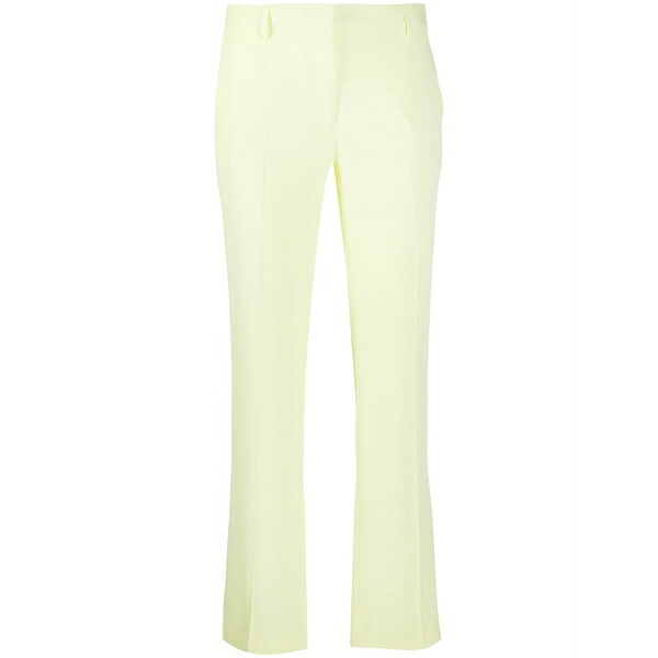 ロートルショーズ レディース 心地好いズボン下 ボトムス Bootcut cropped trousers Yellow