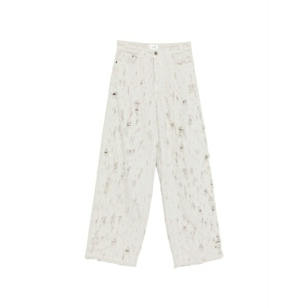 ハイクール レディース デニムパンツ ボトムス Bethany bull destroy distressed jeans Grey｜asty
