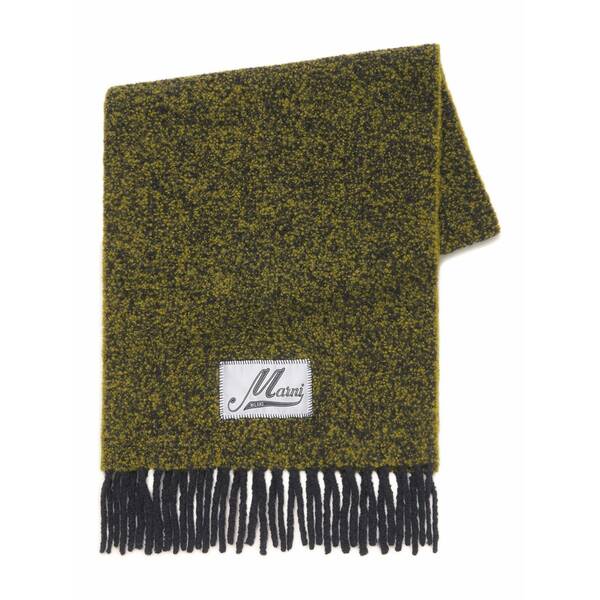 マルニ レディース えり巻き・袈裟・えり巻き 付属物 Fringed scarf Green