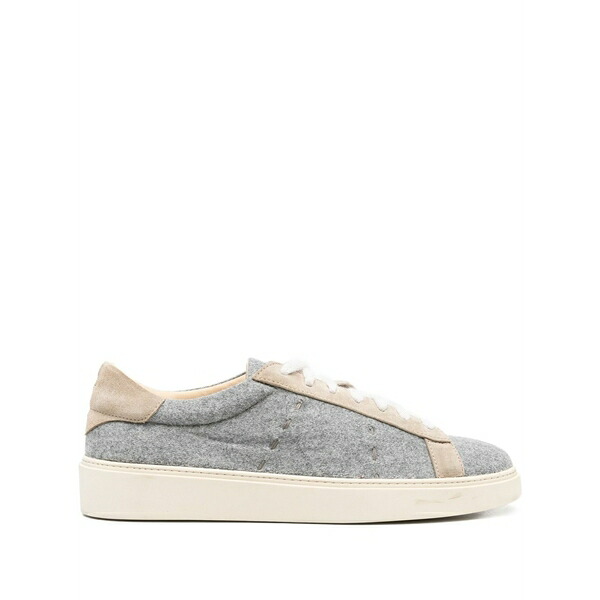 イレブンティ メンズ スニーカー シューズ Wool-blend trainers Grey