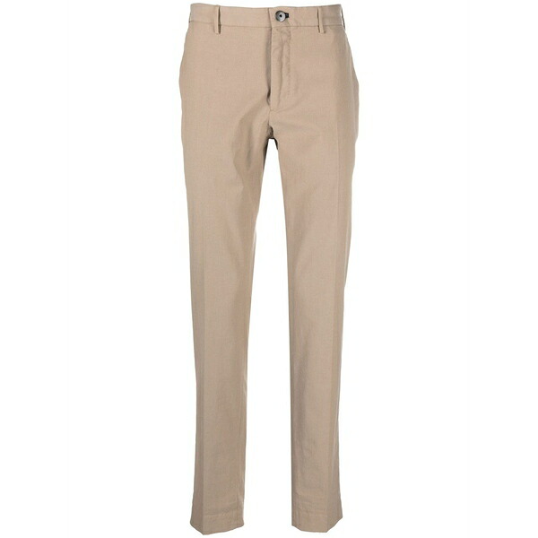 インコテックス メンズ カジュアルパンツ ボトムス Straight-leg cotton trousers Neutrals｜asty 44,880円