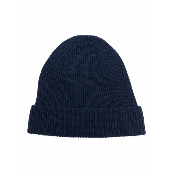 アルテア メンズ 帽子 アクセサリー Ribbed-knit cashmere beanie Blue