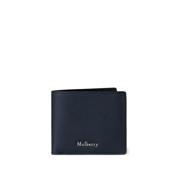マル木ノ実 メンズ 紙入れ 付属品 Small farringdon leather wallet Blue