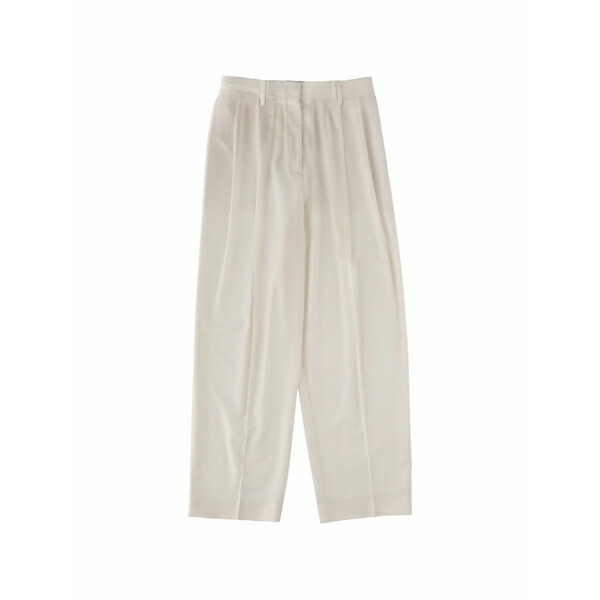 ファビアナ フィリッピ レディース カジュアルパンツ ボトムス Pleated trousers White｜asty