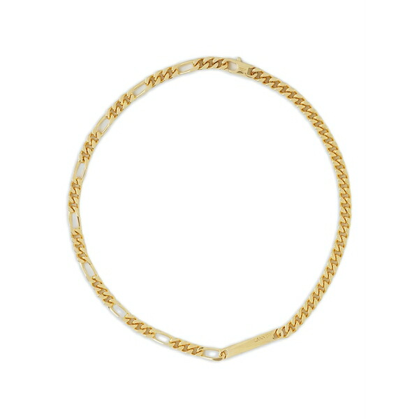 ランバン メンズ 首飾り・チョー鉄道車両 付属物 Chain metals alloys necklace Gold