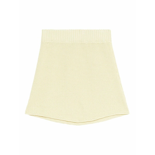 ロジャー レディース スカート ボトムス Prisca cotton knit mini skirt Neutrals|asty