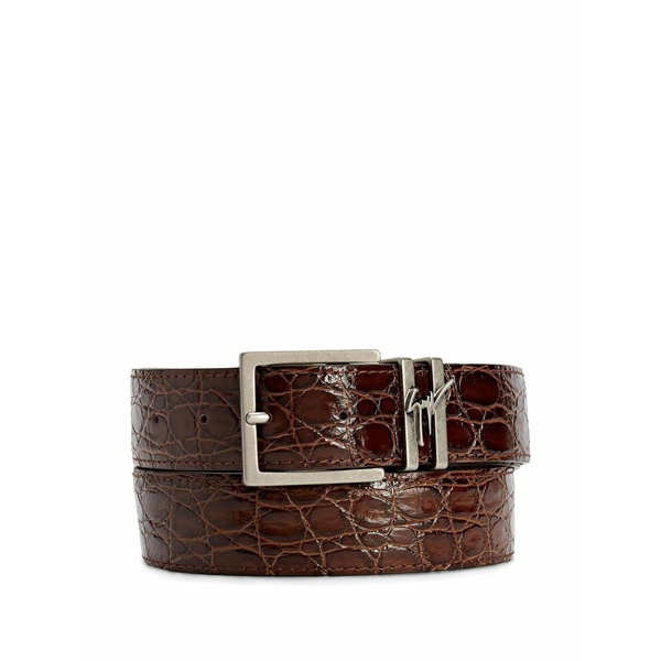 ジュゼッペザノッティ メンズ 胴締め 佩び物 Teodore belt  Brown