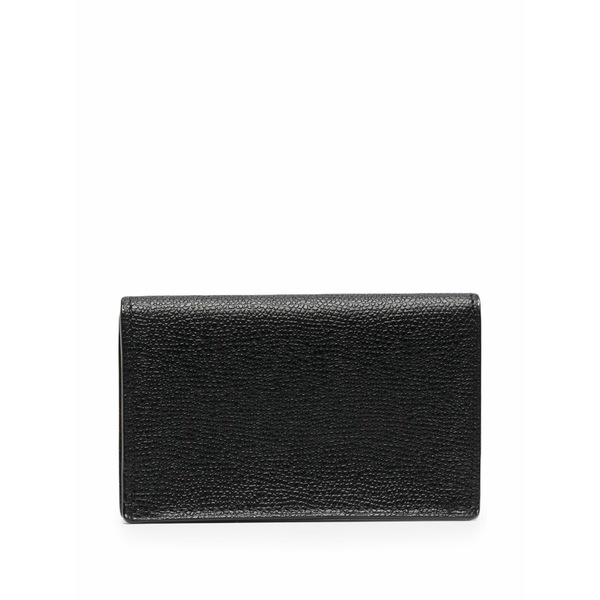 ヴァレクストラ メンズ 銭入れ 添え物 Textured leather wallet Black