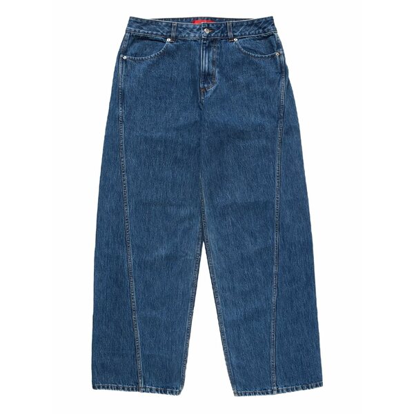 エコーズ・ラッタ メンズ デニムパンツ ボトムス Wide-leg jeans Blue|asty