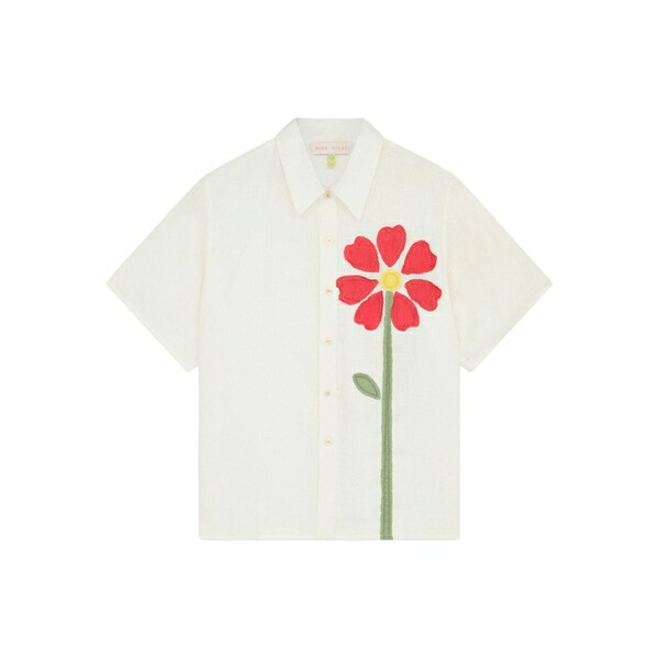 ミラミカティ レディース シャツ トップス Embroidered shirt White｜asty