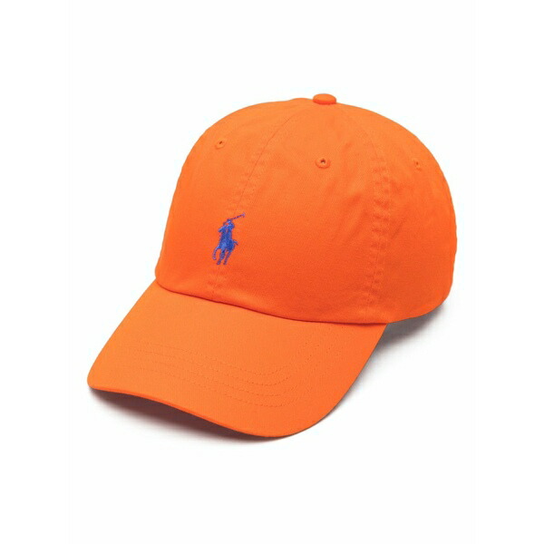 ラルフローレン レディース 鳥打ち帽 付属物 Polo pony cotton baseball cap Orange