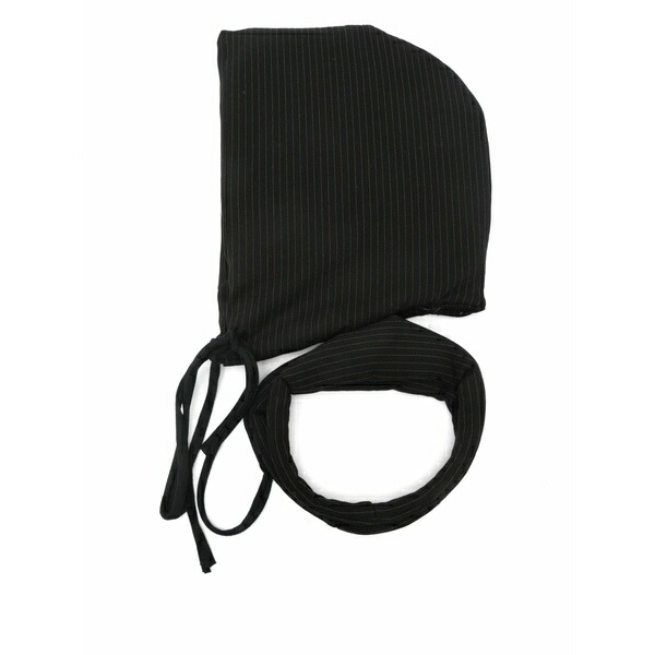 オットリンガー メンズ 帽子 アクセサリー Pinstriped hood Black