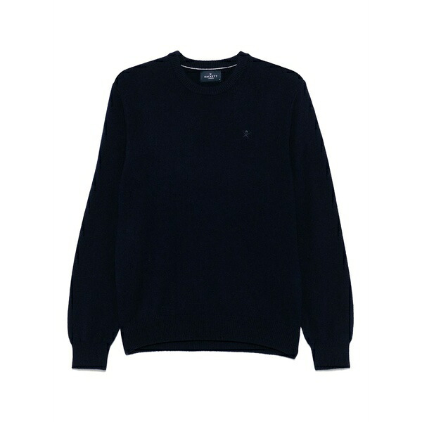 ハケット メンズ ニット&セーター アウター Wool sweater Blue｜asty