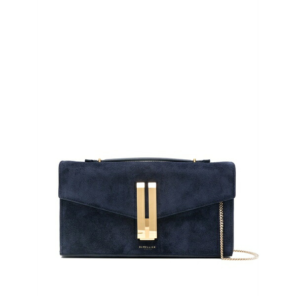 デメリエー レディース クラッチペダル御徒面子 御徒面子 Vancouver suede clutch bag Blue