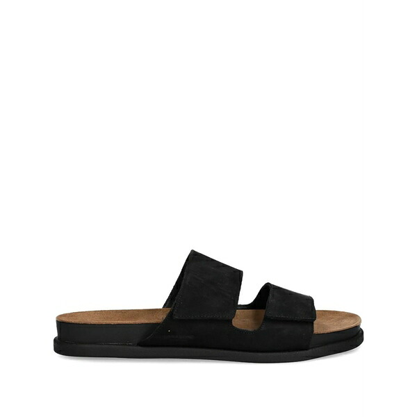 バガボンド メンズ サンダル シューズ Double-strap slip-on sandals Black