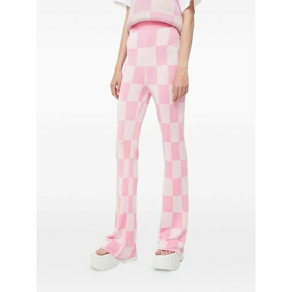 スティーヌ・ゴヤ レディース カジュアルパンツ ボトムス Checkered trousers Pink｜asty