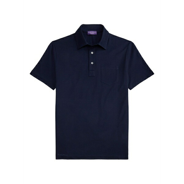 ラルフ・ローレン パープルレーベル メンズ スポーツシャツ トップス Short-sleeved polo shirt Blue