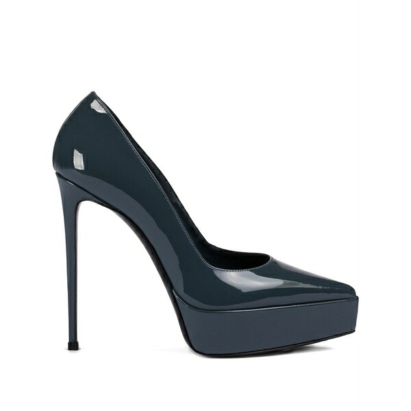 ル シラ レディース パンプス シューズ 140mm uma patent-leather platform pumps Green｜asty