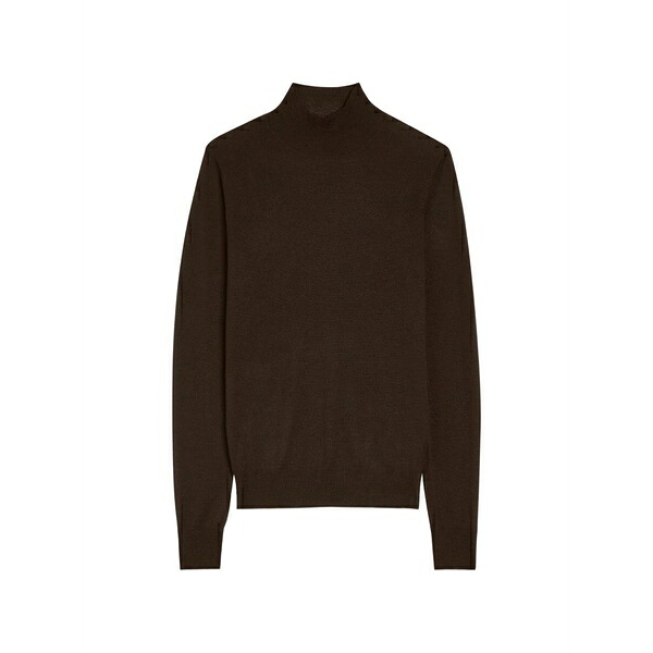 ジョセフ レディース 編み物\u0026プルオーバー アウター High-neck sweater Brown レディースファッション-トップス-セーター