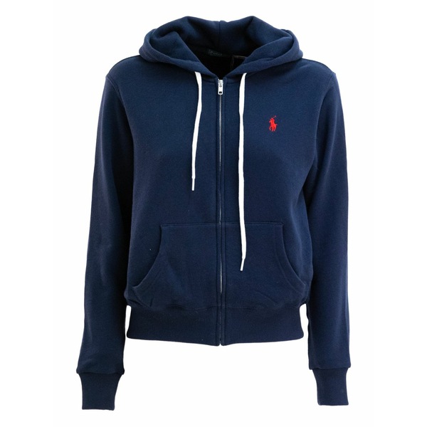 ラルフローレン レディース パーカー・スウェットシャツ アウター Zip-up hoodie Blue