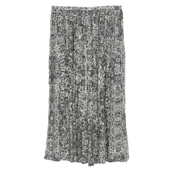 ファリエロ サルティ レディース スカート ボトムス Pleated floral-print skirt Black
