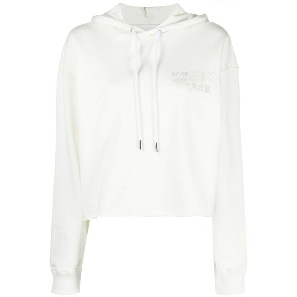 開会式 レディース パーカー・スウェットシャツ アウター Flower chair print hoodie Neutrals