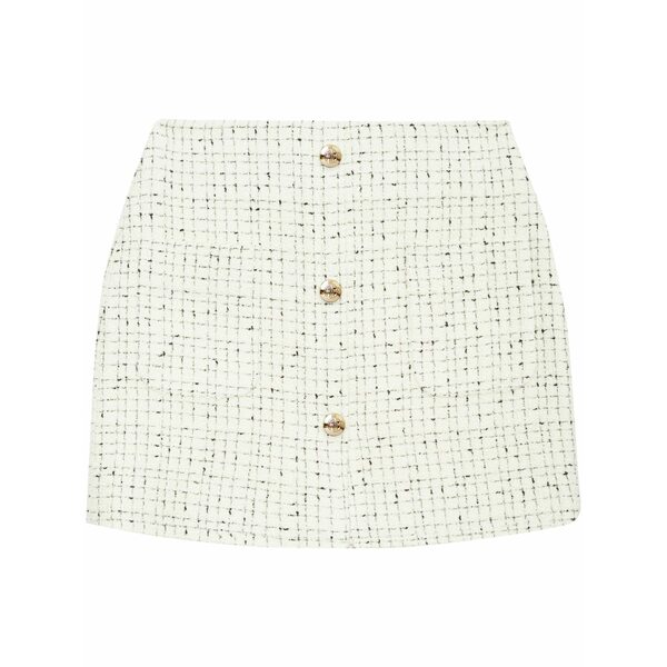 アニービン レディース スカート ボトムス Mateo tweed miniskirt White