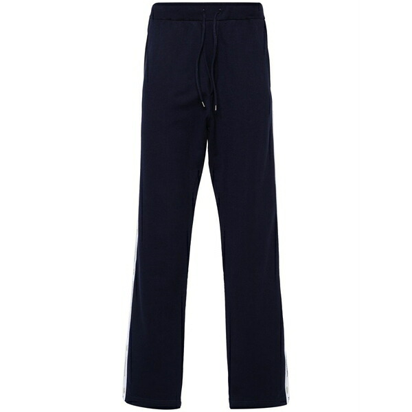 ディースクエアード メンズ カジュアルパンツ ボトムス Burbs logo-tape track pants Blue|asty