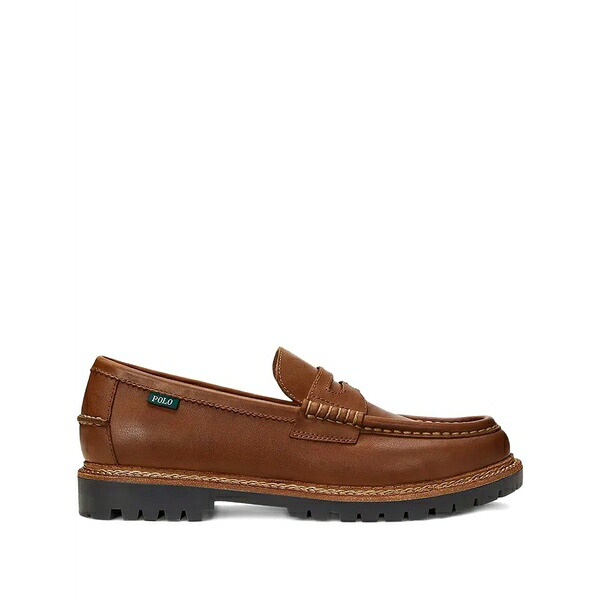 ラルフローレン メンズ スリッポン・ローファー シューズ Jett loafers Brown