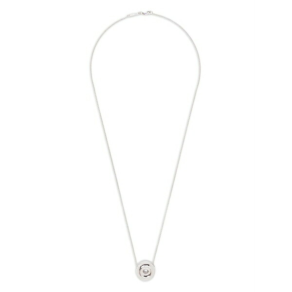 トム木材 メンズ 首飾り・チョー鉄道車両 付属品 Sphere-pendant necklace Silver