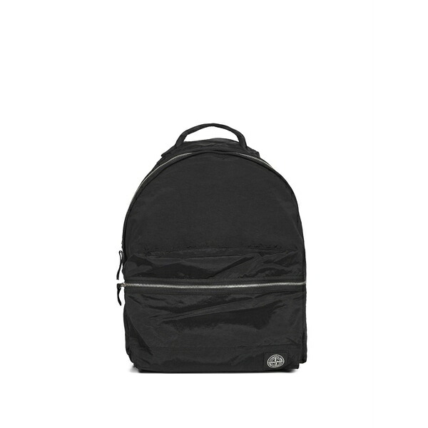 ストーンアイランド メンズ うしろ側容器に並べる・背嚢 御徒面子 Zip-fastening nylon backpack Black