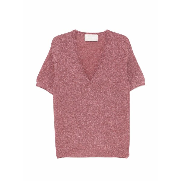 サーカス・ホテル レディース Tシャツ トップス V-neck t-shirt Pink|asty