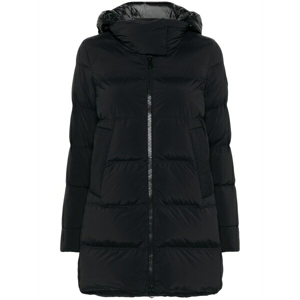 ピューテリー レディース 上衣＆上衣 アウター Logo-appliqu茫漏 jacket Black