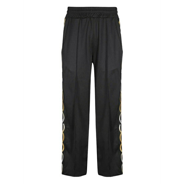 ジーシーディーエス メンズ カジュアルパンツ ボトムス Chain-print elasticated-waistband track pants Black|asty