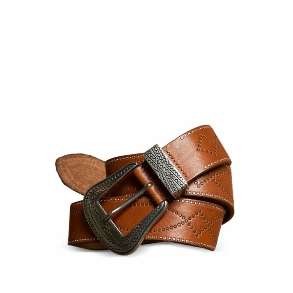 フォルテラ レディース 三尺帯 付属物 Denver leather belt Brown