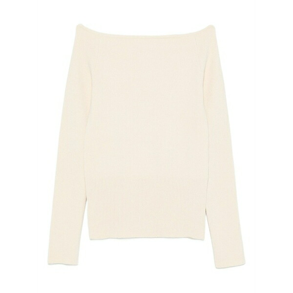 パトリツィア ペペ レディース ニット&セーター アウター Boat-neck sweater Neutrals｜asty