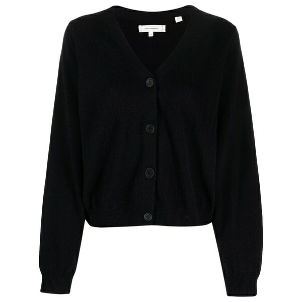 チンティアンドパーカー レディース ジレー アウター V-neck cropped wool cardigan Blue