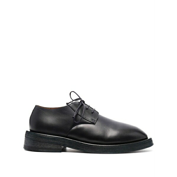 マーシル メンズ 御召しものシューズ シューズ Mentone leather derby shoes Blue