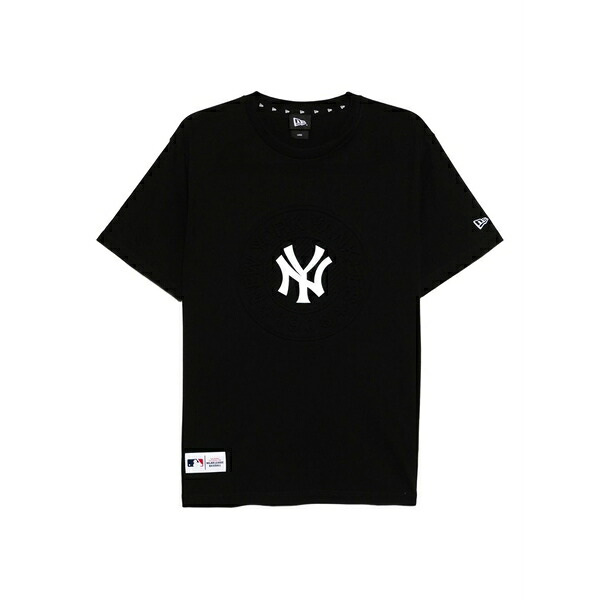 ニューエラ メンズ Tシャツ トップス Logo-printed t-shirt Black｜asty